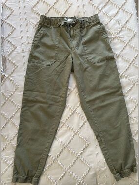 Ladies Sonoma Size Medium Olive Green Jogger Pants